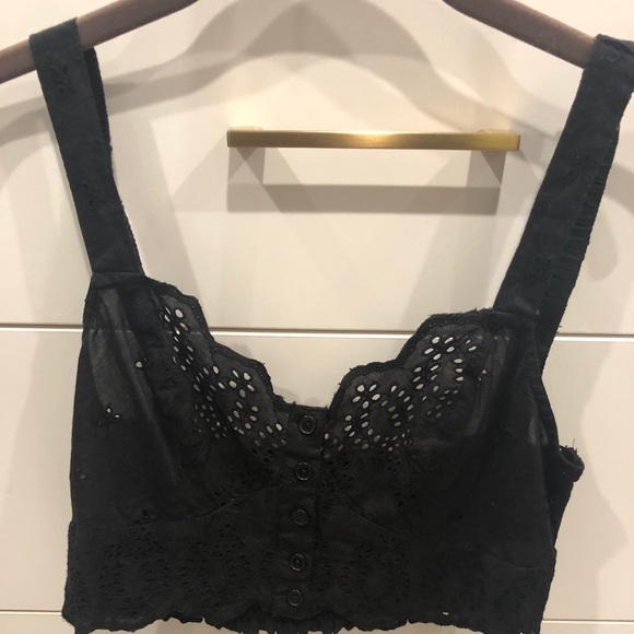 topshop bustier top